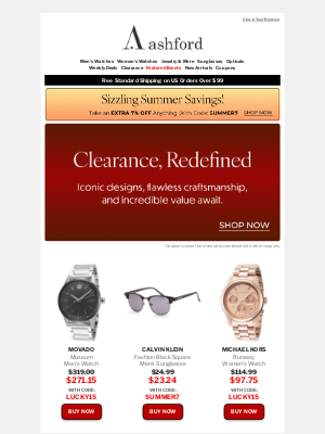 Ashford - Clearance Rush: Everything Must Go!