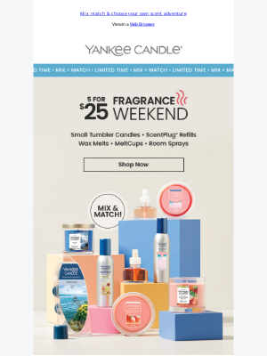 The Yankee Candle Company - Last Chance ❗ 5 for $25 Fragrance Weekend