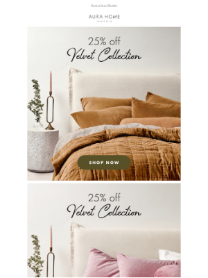 Aurahome (Australia) - 🖤 Velvet Obsession: Striped Cushions + Bedding on Sale Now 🖤