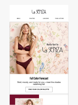La Senza - Your Fall Color Forecast + Exclusive Deals 🍂