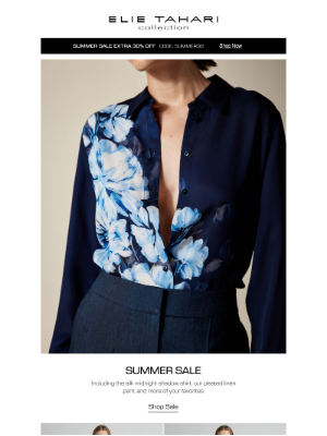 Elie Tahari - Summer Silk on Sale