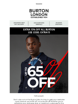 Burton (United Kingdom) - Extra 15% off all Burton