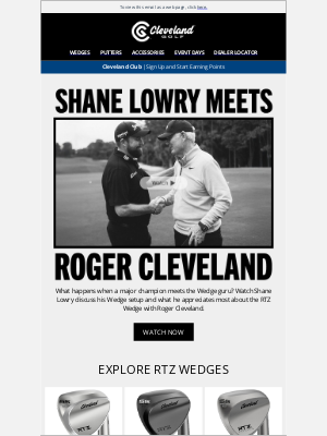Roger Cleveland Golf Company Inc - What Happens When a Major Champion Meets Roger Cleveland
