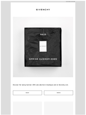 Givenchy - Spring Summer 2025 Sale: Leather Goods Selection