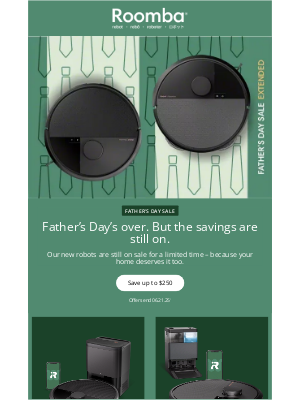 iRobot - Final Hours to shop our Father's Day Sale