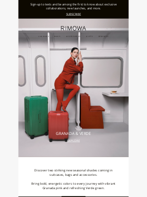 RIMOWA - Now available: Granada & Verde