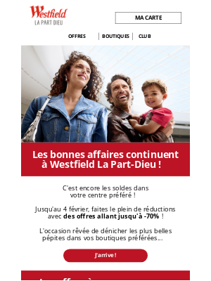 C'est encore les soldes à Westfield La Part-Dieu ! 🛍️