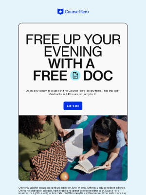 Course Hero - Don't underthink it: open your free study doc 🧠