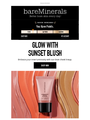 bareMinerals - Sunset Blush: Your Glow Starts Here