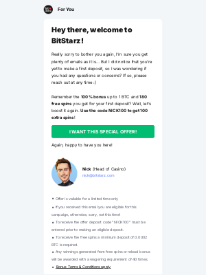 BitStarz Casino - How does a 100% Bonus + 280 Free Spins sound? 💪🏻