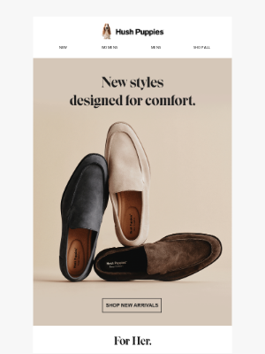 Hush Puppies - New Styles. Lasting Comfort.