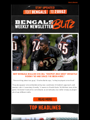Cincinnati Bengals - Inside the CB Room