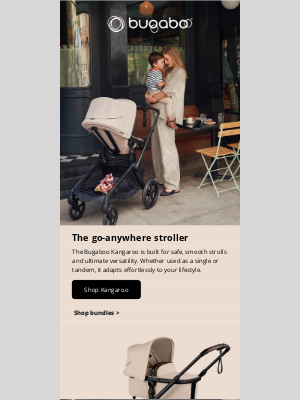 Bugaboo - Smooth strolls, ultimate versatility