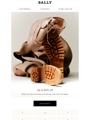 Bally - The Summer sale continues: shop your size