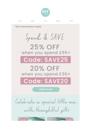 My 1st Years (United Kingdom) - Up to 25% Off 👏 Gifts for all occasions