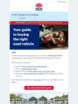 Buying a used car safely