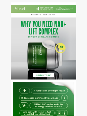 Murad - What's NAD+ and why does my skin need it?