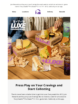 Luxe cravings, more skating.