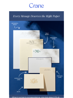 Crane & Co. - Find Your Perfect Paper Style