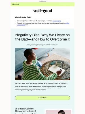 Well+Good - Why we fixate on the bad—and how to overcome it