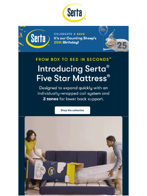 Serta - NEW Serta® Five Star Mattress®