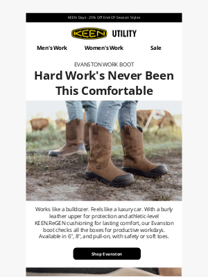 KEEN - Newest Evanston Work Boots