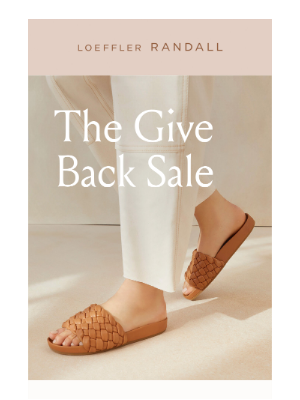 Loeffler Randall - 24 Hours Left! The Give Back Sale