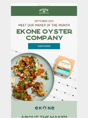 Made In Washington - Not Your Average Oyster...