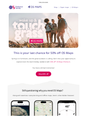 Ordnance Survey - This is your last chance to save