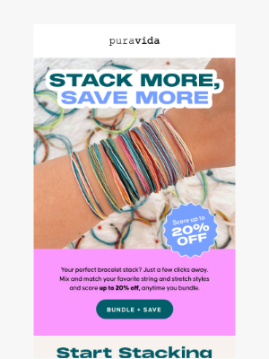 Pura Vida Bracelets - More bracelets = more savings (up to 20% off!)