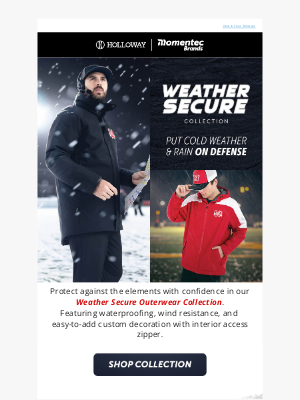 Augusta Sportswear - The Weather Secure Collection from Holloway