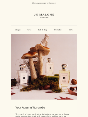 Jo Malone - Is your (scent) wardrobe autumn-ready?