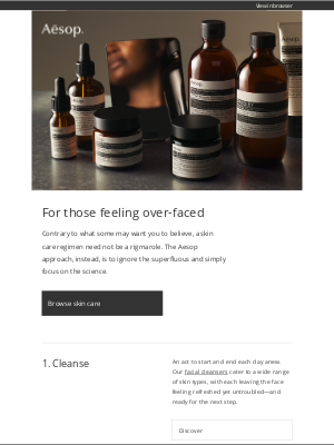 Aesop - Skin care, demystified