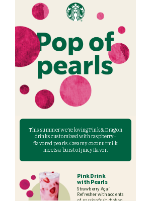 Starbucks - Pink and Dragon drinks just got cooler  😎
