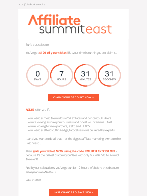 DigitalMarketer - , claim $100 off before midnight 🚨