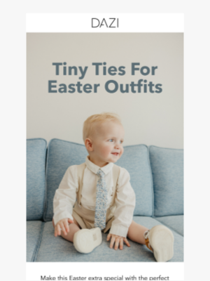 DAZI - Tiny Ties for Easter Outfits 🐰