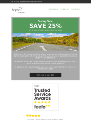 Hoppa - Spring Sale - Save 25%