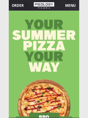 Pieology Pizzeria - Hot Days, Hotter Pizza—Craft Yours Today 🍕☀️