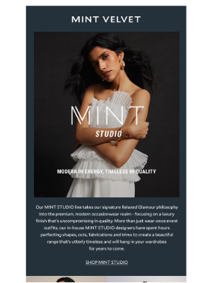 Mint Velvet (United Kingdom) - MINT STUDIO is here
