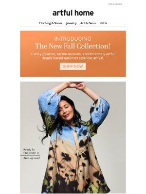 Artful Home - The Rich Warmth of Our New Fall Collection
