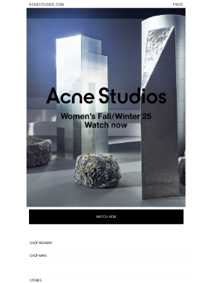 Acne Studios - Acne Studios Fall/Winter 2025 Show starts now