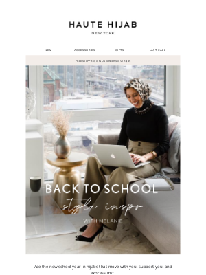 Haute Hijab - Back to school style 🍎