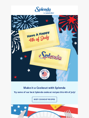 Splenda - 4th of July Party Menu!