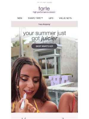 Tarte Cosmetics - lips lookin' juicy AF💧
