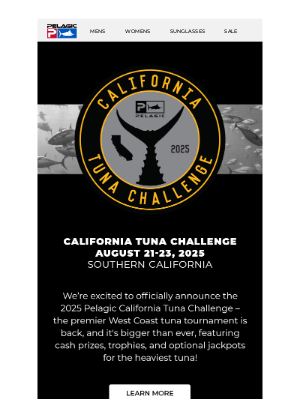 Pelagic - California Tuna Tournament is Back!