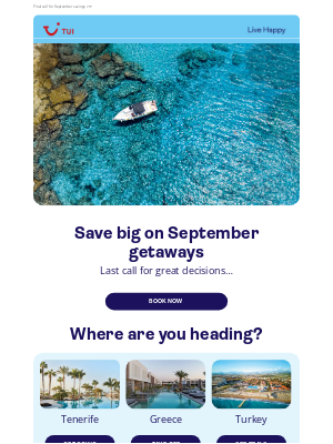 There's still time to get away this summer ✈️