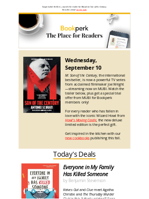 HarperCollins - Your perks for Wednesday