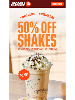 Smashburger - Set your alarm for 2pm 🕑