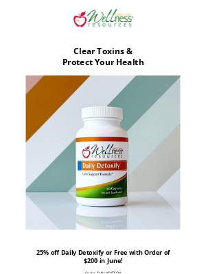 Wellness Resources - Free Daily Detoxify: Clear Toxins & Protect Your Health