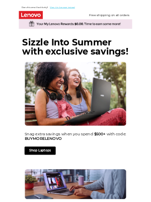 Lenovo - Outdated Tech? That’s So Last Summer